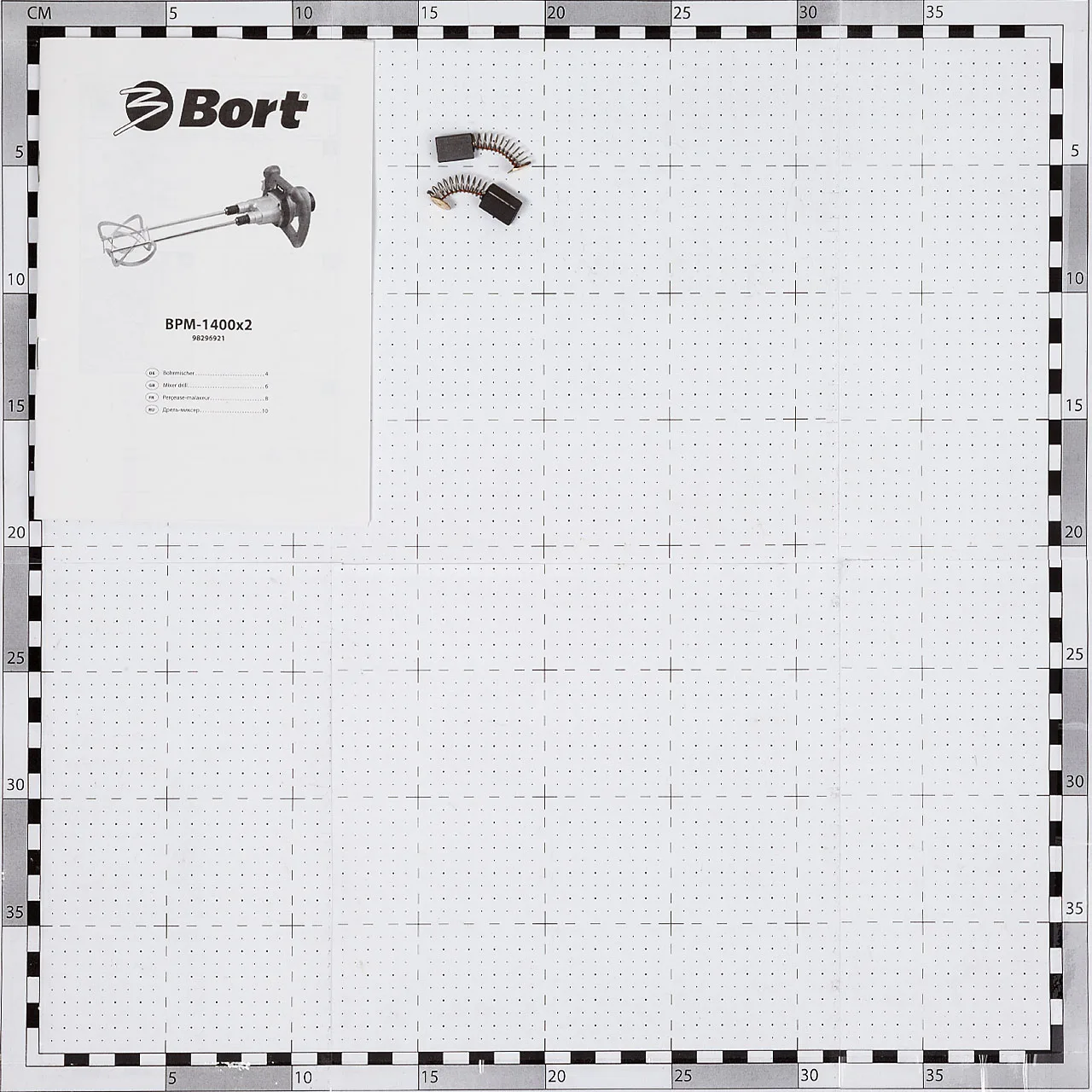 Дрель-миксер Bort BPM-1400x2 (Две скорости, плавный пуск, поддержание постоянной скорости под нагрузкой, диаметр лопасти 120 мм)