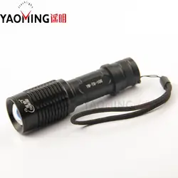 Профессиональный CREE xm-l T6 2000LM CREE LED Регулируемый фокус аккумуляторная тактический фонарь наружного освещения 18650 или 3 * aaa