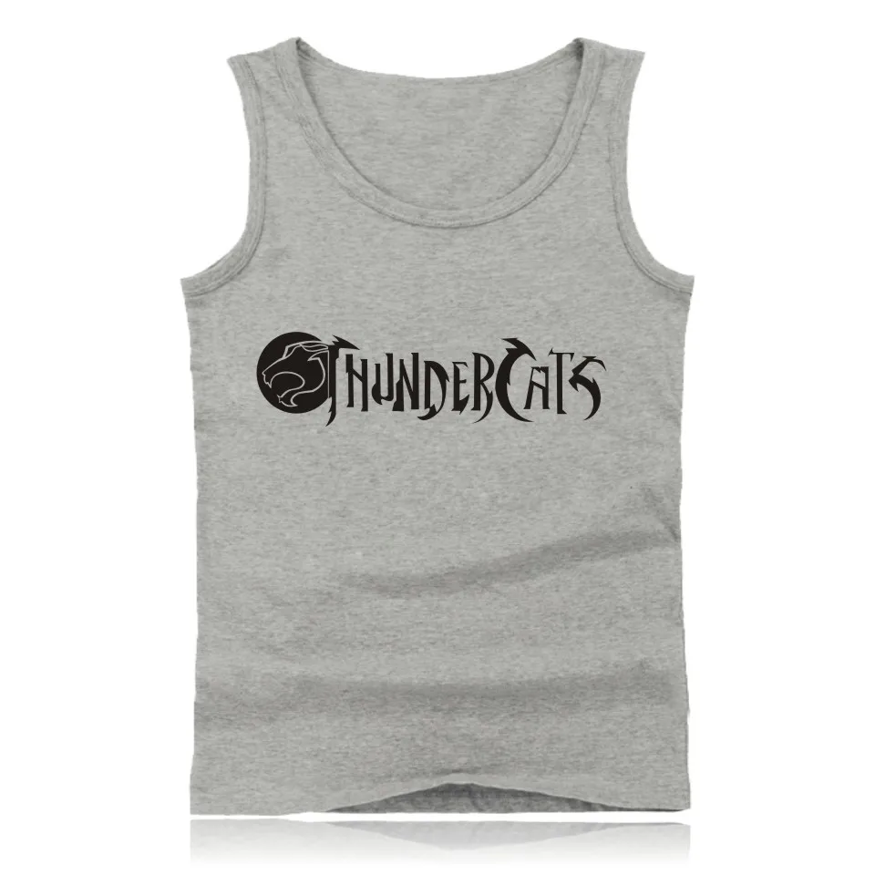 Thundercats одежда в уличном стиле топы на бретелях мужские рубашки без рукавов и гром кошки бодибилдинг одежда в летних жилетах