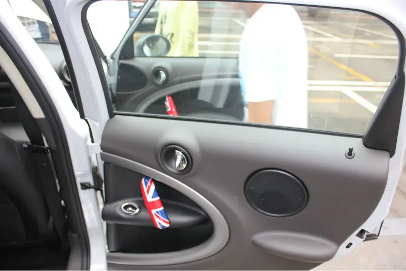Пластиковый Материал Юнион Джек Стиль Дверь Возьмите Крышку для mini cooper S Countryman R60(2 шт./компл