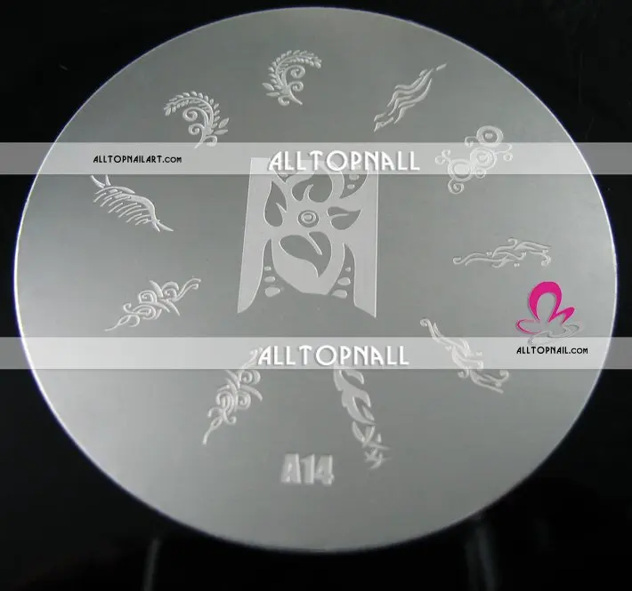 200x A_Grade 7 см Штамповка ногтей изображения плиты DIY Nail Art Дизайн