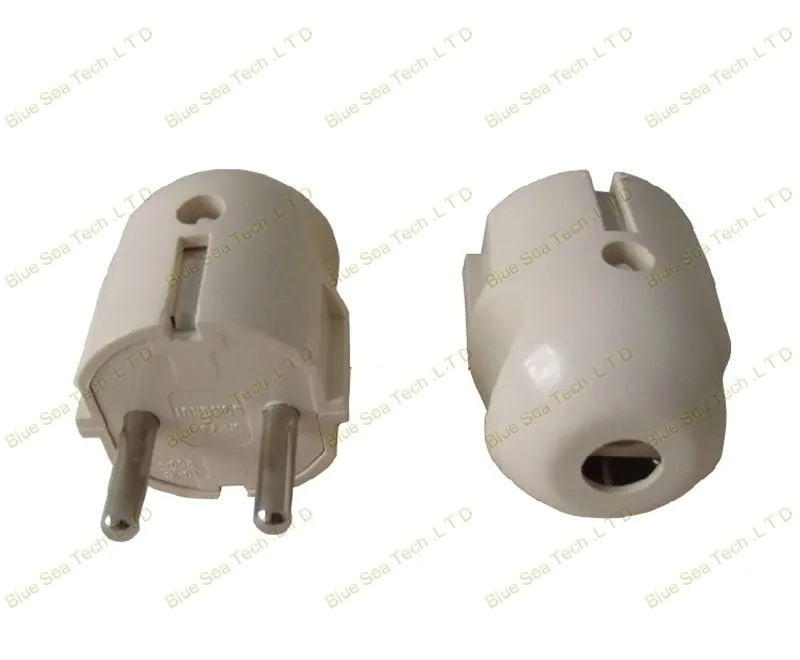 10 шт. AC 250 V 10A/16A, EN, ЕС, DIN круглый 2Pin разъем шнура питания, 2 булавки CE Электрическая вилка, съемный штекер бесплатная доставка