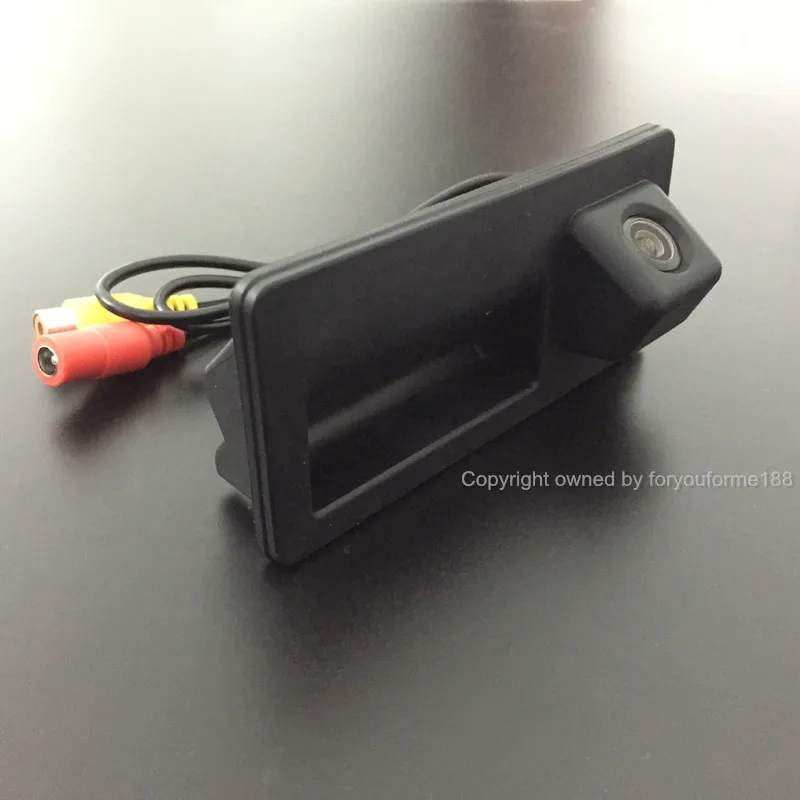 Wireless Car Rearview Trunk Handle Camera For Porsche Cayenne 92A 2011~ / HD Night Vision/ Plug& Play DIY Easy Installation