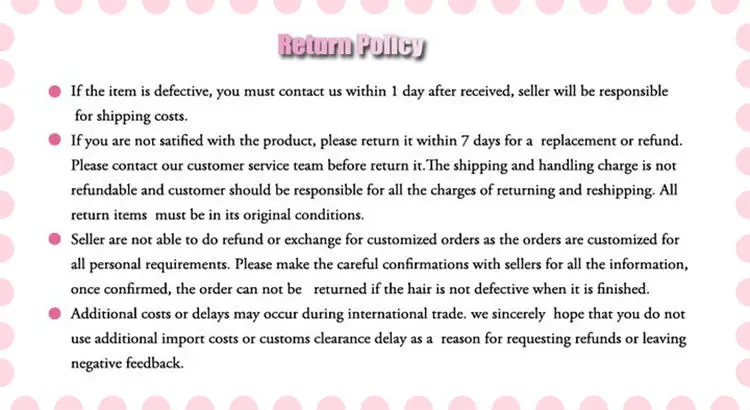 Return policy-1