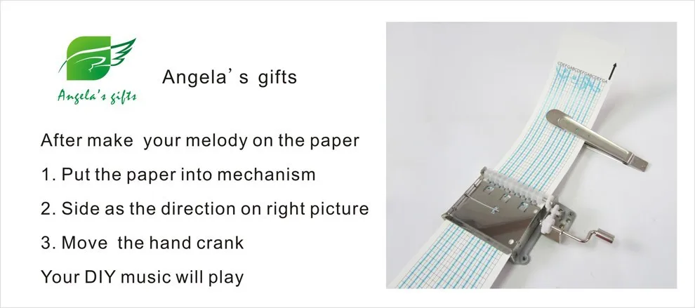 20 notes paper strip music box 7