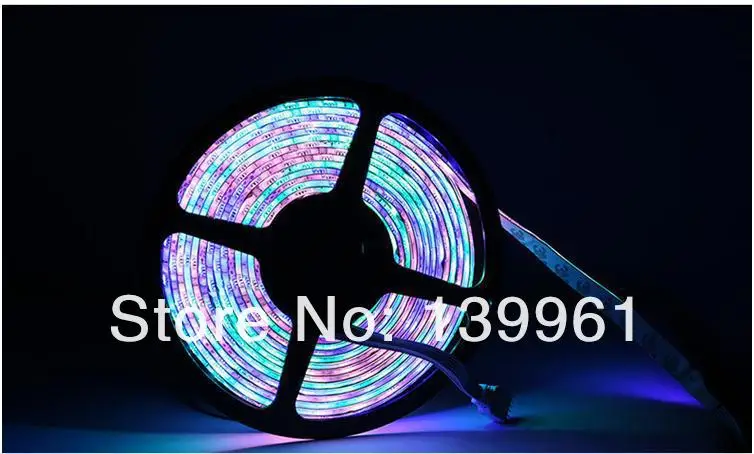 5 м/лот DC12V 5050 SMD 54Led/м скачки цветных (RGB) светодиодных лент