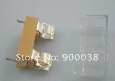 50 шт держатель предохранителя 5x20 Прозрачная крышка Rohs