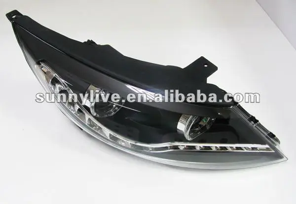 Для KIA SPORTAGE R светодиодный головной фонарь ангельские глазки V3 Тип 2011-2012