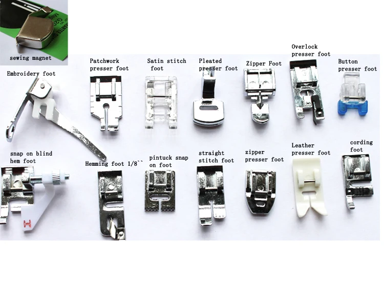 Wholesale Free Shipping 40pcs Multifunction Household Electric Gorgeous Types Of Sewing Machine Feet Wholesale Free Shipping 40pcs Multifunction Household Electric Gorgeous Types Of Sewing Machine Feet