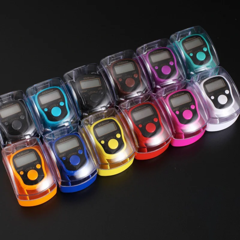 

New Arrival High Quality Ring Counter With LED Light, Electronic Finger Ring Counter, for Buddha Pray, Buddha Supplies