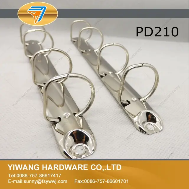 Wholesale Aliexpress good quality metal ring binder clip&decorative