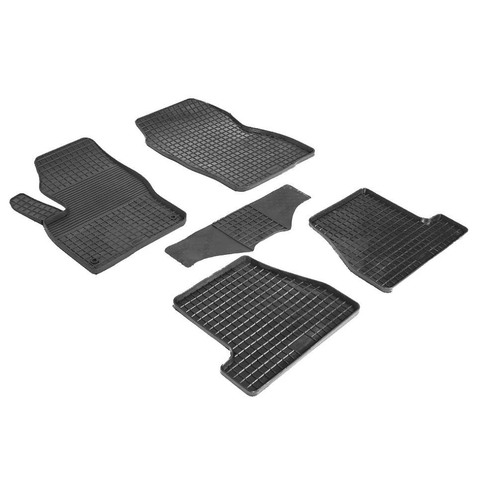 Резиновые коврики для Ford Focus 3(2011-) с рисунком Сетка(Seintex 82798