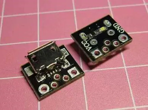 Бесплатная доставка! Микро/USB/гнездо/адаптер пластина/DIY/5P/модуль обнаружения