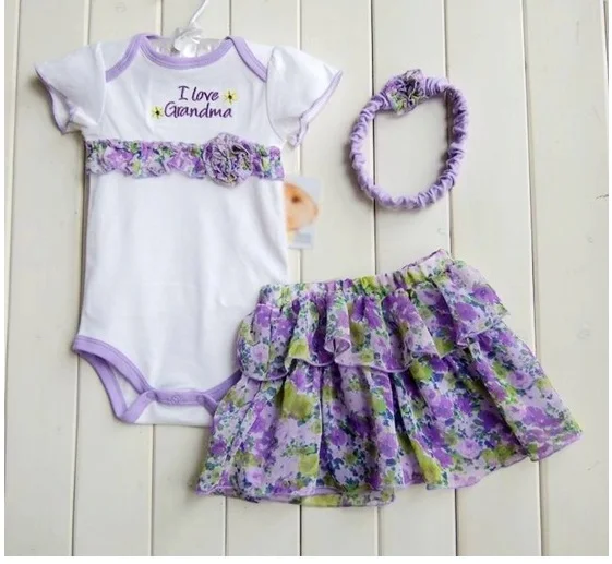 Комплект из 3 предметов с цветочным рисунком, боди, Кружевная повязка на голову, юбка-пачка для новорожденных девочек, повязка для девочки, одежда, bebe