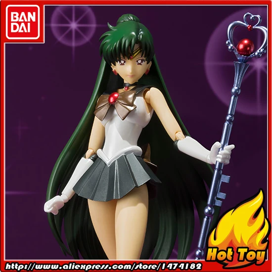 100% Оригинальные Bandai Tamashii Наций S. h. figuarts (СВЧ) фигурку-Сейлор Плутон от "Довольно Хранитель Сейлор Мун"