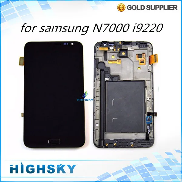 

Lcd screen for samsung galaxy N7000 i9220 display +touch digitizer + tools replacement parts accessories 1 piece free shipping