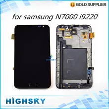 Lcd screen for samsung galaxy N7000 i9220 display +touch digitizer + tools replacement parts accessories 1 piece free shipping