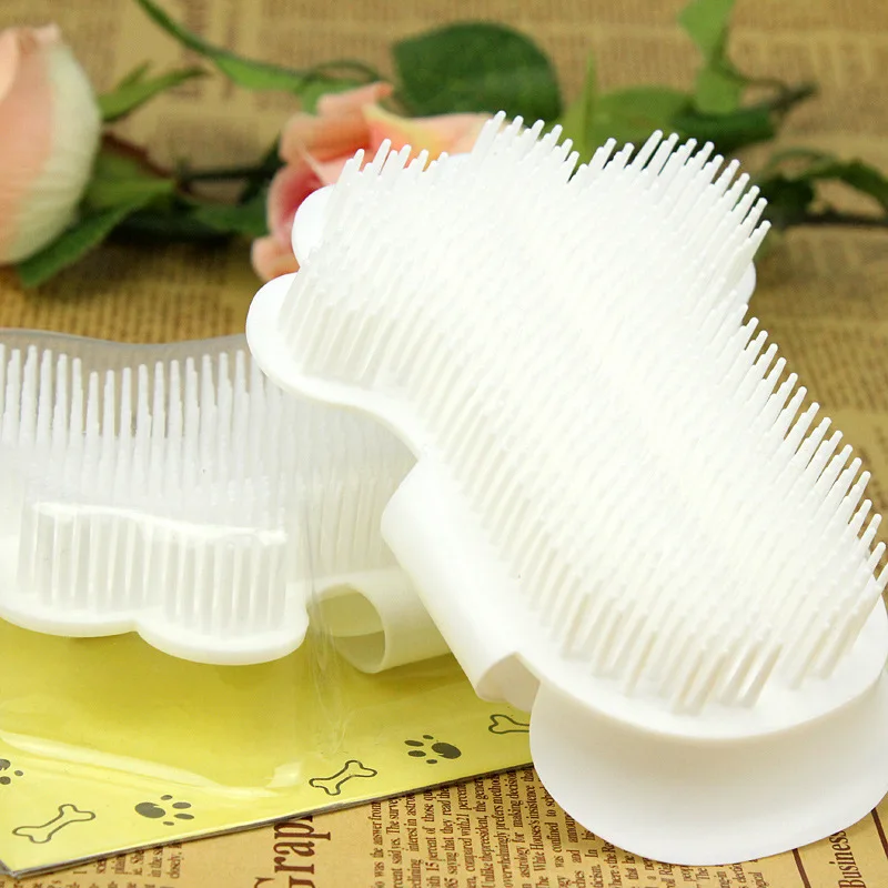 Pet Dog Bath Brush Upscale Massage Pet Bath Brush Cat Cleaning Beauty Supplies