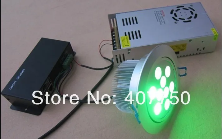 Wifi dmx cntroler 4в1 провод RGB dmx 3в1 6X3 Вт светодиодный потолочный светильник DC 24 В используется для домашнего украшения освещения