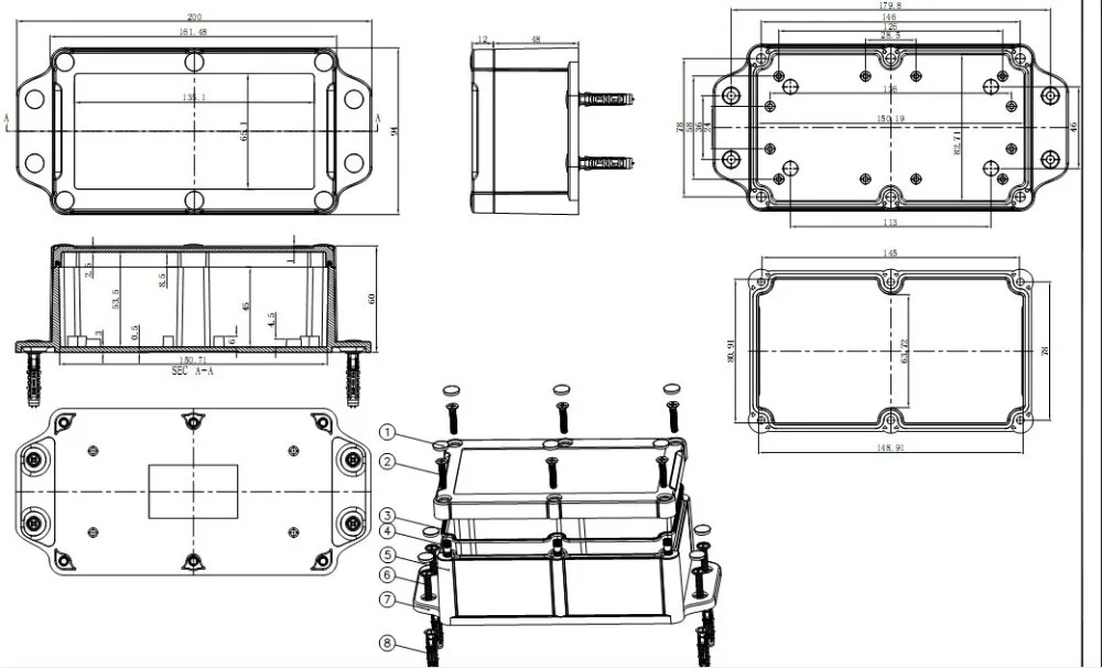 plastic enclosure box 2