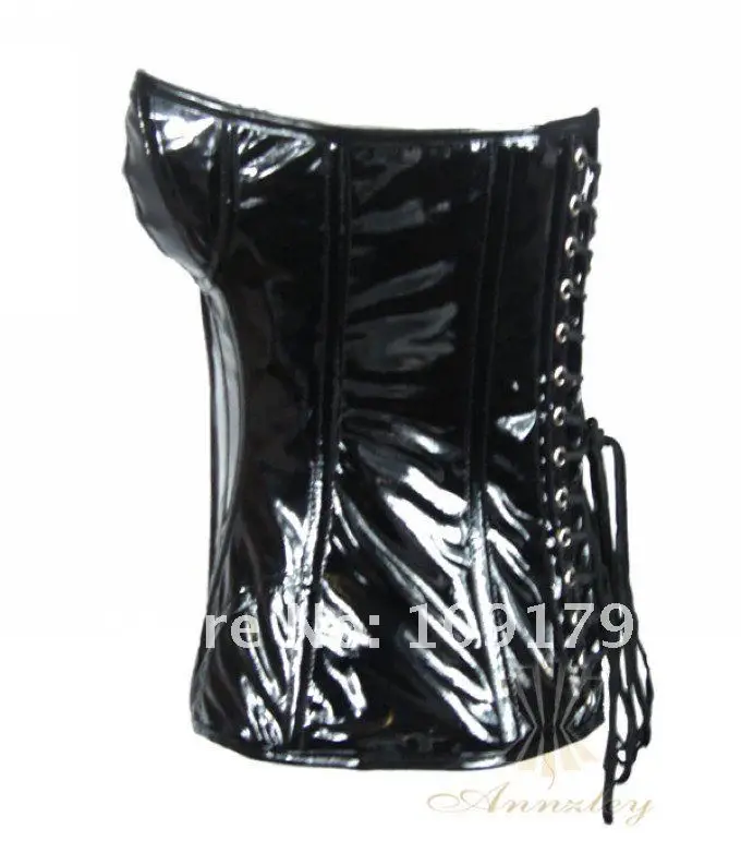 black leather overbust corset side.jpg