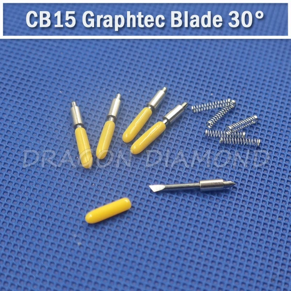 1 шт. CB15 лезвие Graphtec держатель и 15 шт. Graphtec CB15 лезвия 30/45/60 градусов каждый градус 5 шт. Graphtec лезвия для резки металла