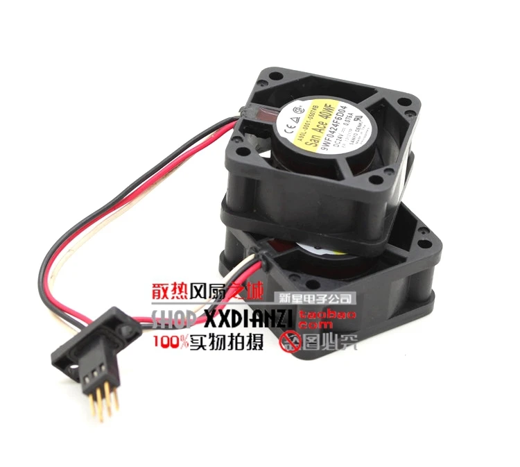 Для Sanyo 9WF0424F6D04 DC 24 v 4020 водонепроницаемый вентилятор охлаждения