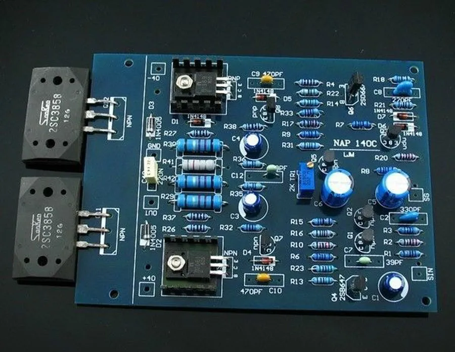 Оптовая продажа! Новый 2 шт. Nap-140 классический Naim Clone аудио Мощность Усилители домашние 100 Вт + 100 Вт 4ohm 40 В DIY комплект
