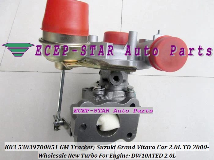 K03 53039700051 53039880051 Turbo Turbocharger For GM Tracker Suzuki Grand Vitara Car 2.0L TD 2000- DW10ATED 109HP (1)