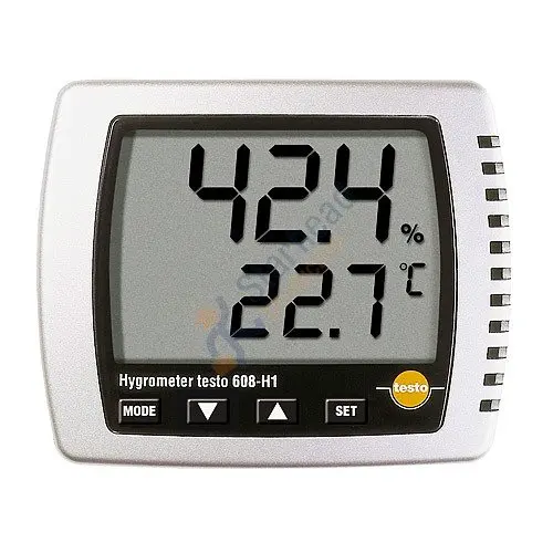 Testo 608-H1 большой дисплей цифровой Термогигрометр Влажность/точка росы/температура, 0560-6081