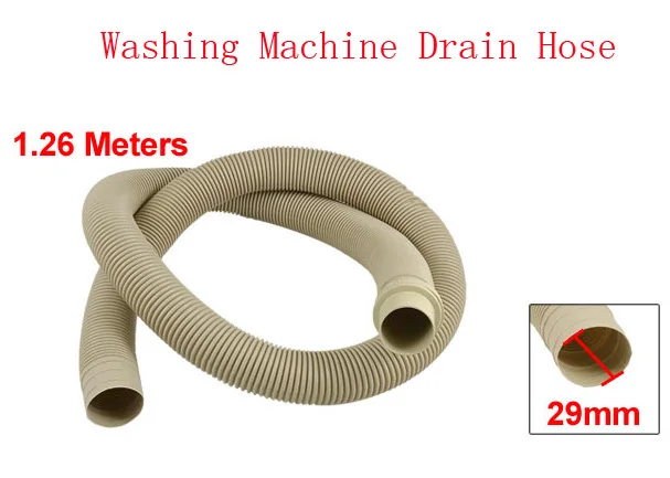 Замена 1,26 м 5" выход слива воды шланг бежевый для фронтальной нагрузки шайба