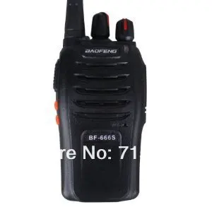 Портативное радио оптом Baofeng BF-666S UHF 400-470 MHz 16CH 5 W двухстороннее радио портативная ветчина мини рация Бесплатная доставка