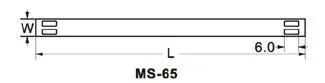 MS-65 нейлон кабель маркер полосы, 65 мм длина, 100 шт./пакет