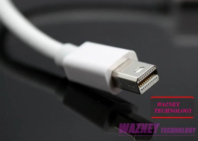 100 шт./партия* mini DP порт дисплея для VGA Кабель-адаптер для Apple Macbook Air Pro Mac mini dp для vga Женский-выпуклая головка 4 K
