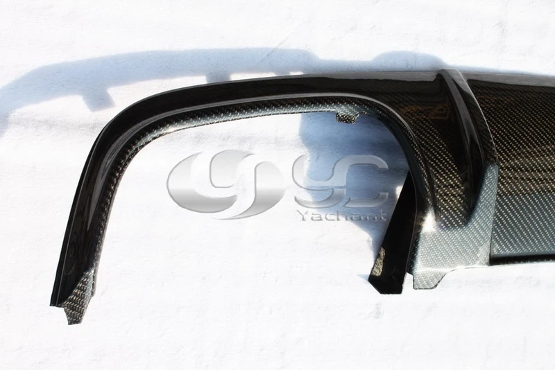 Углерода Волокно OEM Стиль сзади диффузор, пригодный для 2008-2010 Mercedes Benz W204 C63 AMG