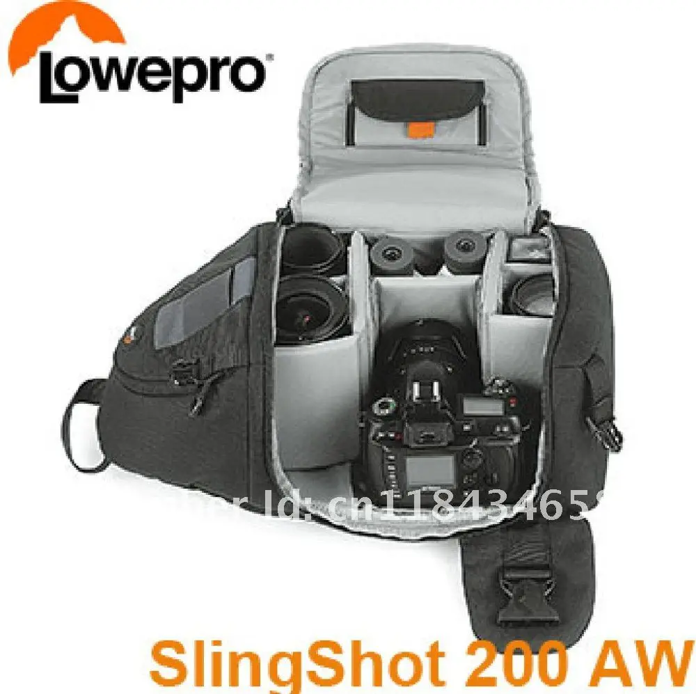Brand New 100% Genuine Lowepro SlingShot 200 AW Shoulder Camera Bag  Backpack with All Weather Coveg ( Black )|bag waist|backpack rucksack  school bagbackpack shopping bag - AliExpress