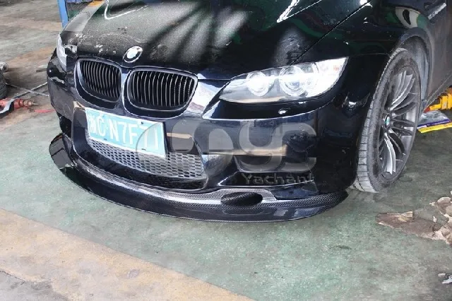 Углеродное волокно GTS4 Стиль передней губы подходит для 2008-2011 E92/E93 M3