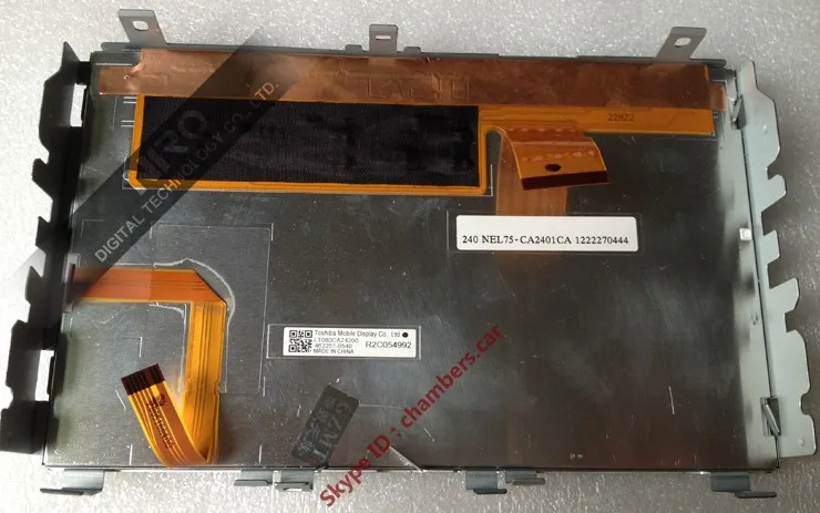 Niro DHL автомобильный навигационный 8," ЖК-экран панель LT080CA24200 ЖК-дисплей с сенсорным экраном дигитайзер для Toyota Highlander