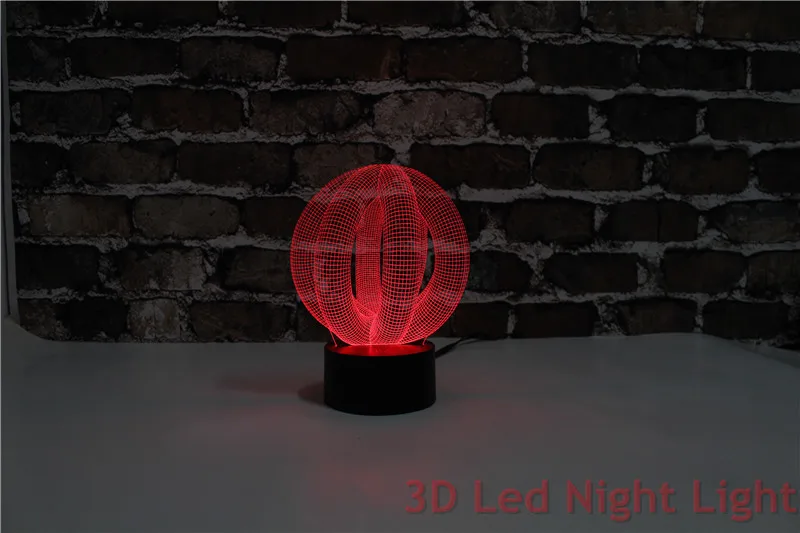 Лидер продаж; подарок на день рождения 3D Led Иллюзия модной настольные лампы с сертификат UL YJM-2899