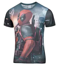 2016 American Comic Marvel Deadpool Printed 3D T-Shirt Men/Women Superhero Swag Funny T Shirts Summer Tee Tops T Shirt
