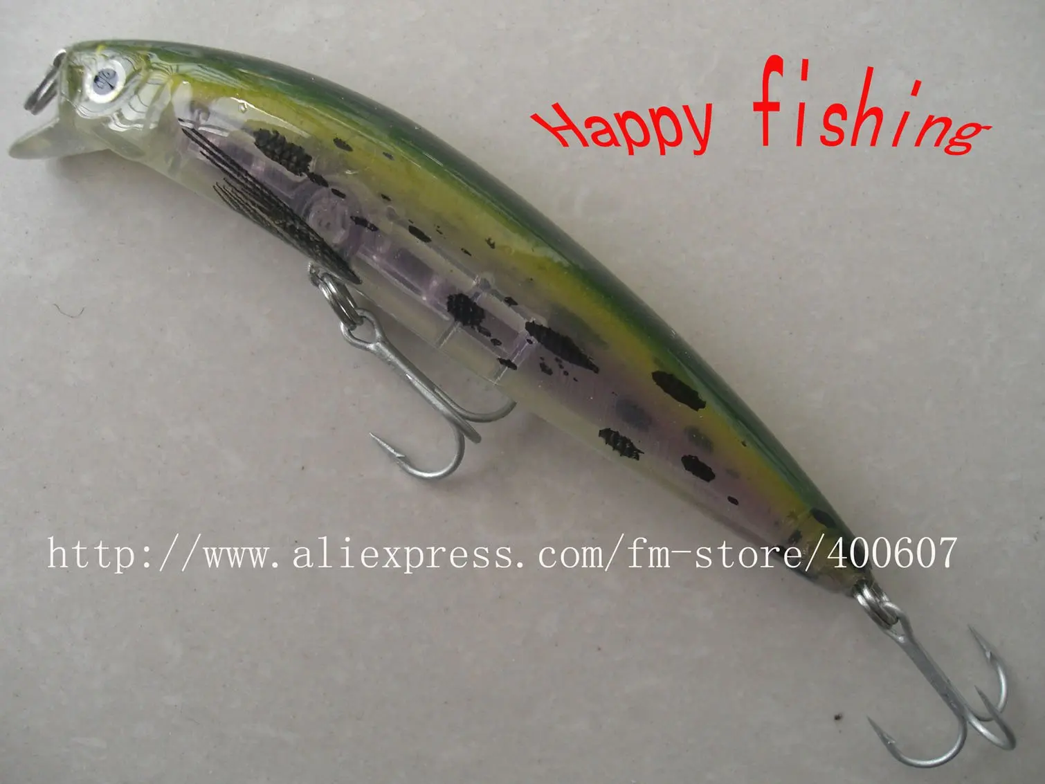 Bass Terminator  Minnow Plastic  Fishing Lure(M100F) Enjoy Retail Convenienc at Wholesale Price
