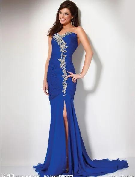 Бесплатная доставка; Новинка 2018 года; vestido de festa Formales; элегантное голубое праздничное платье подружки невесты с бисером для девочек