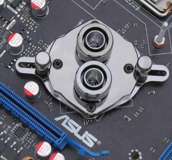 North bridge water block water cooling hole spacing 50 75mm PS3 water blockblock folderblock