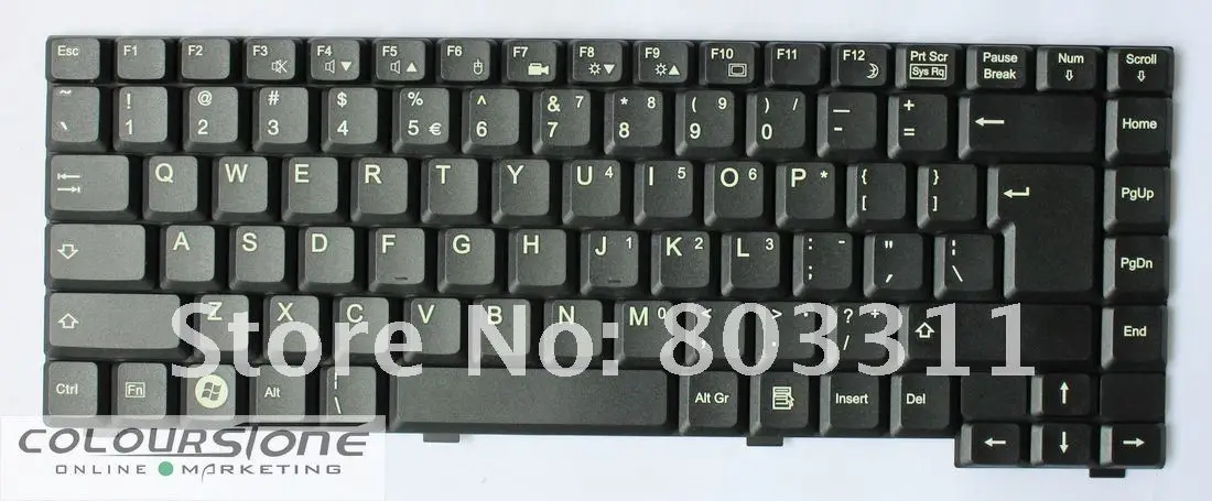 Для ноутбука клавиатуры для fujitsu seimens Amilo Pi2530 Pi2540 Pi2550 Xi2428 черная раскладка США