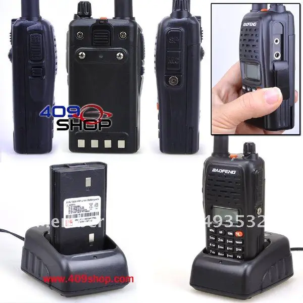 Baofeng BF V85 рация Двухдиапазонная 136-174 МГц и 400-470 МГц Baofeng BF-V85 с ЖК-дисплеем 99 каналов двухстороннее радио