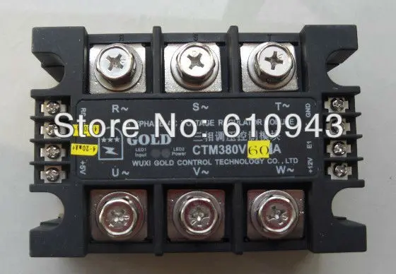 Трехфазный настроить напряжения CTM380V60A 4-20MA