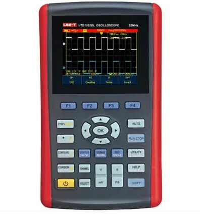 

Handheld Uni-T UTD1025CL Digital Storage Scope Oscilloscope 250MS/s 25MHZ