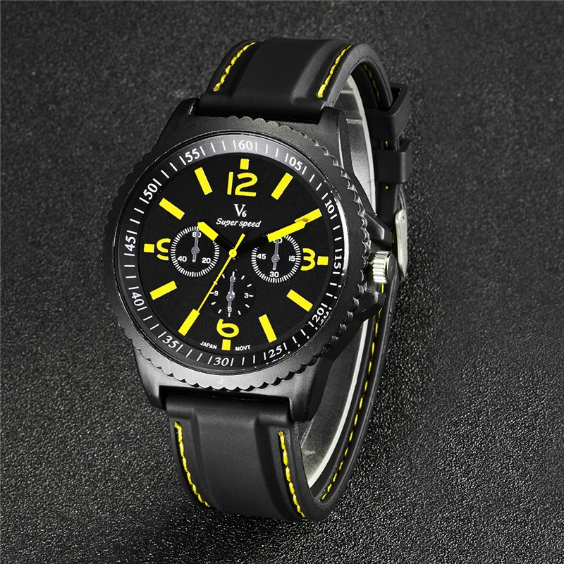 V6 Hot Fashion Mens Watches Military Army Top Brand Luxury Sports Casual Waterproof Mens Watch Quartz
