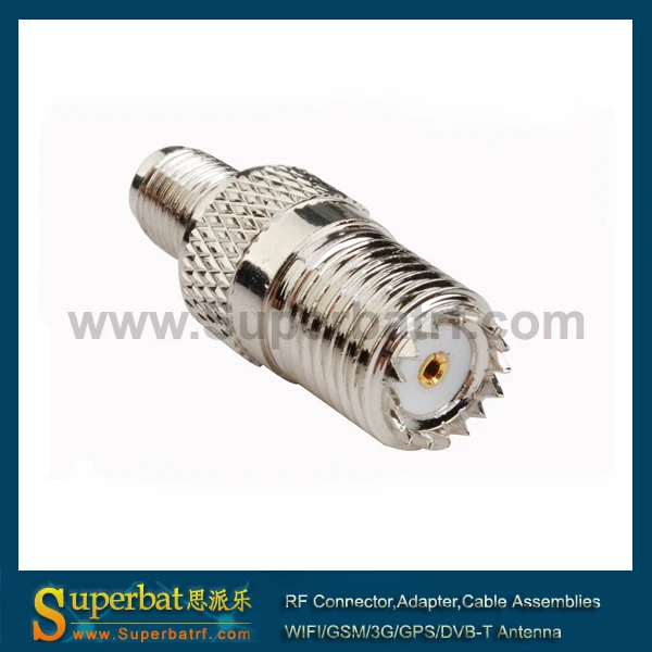 Superbat РЧ коаксиальный разъем мини-УВЧ к SMA адаптер мини-UHF гнездо к SMA Jack женский прямой