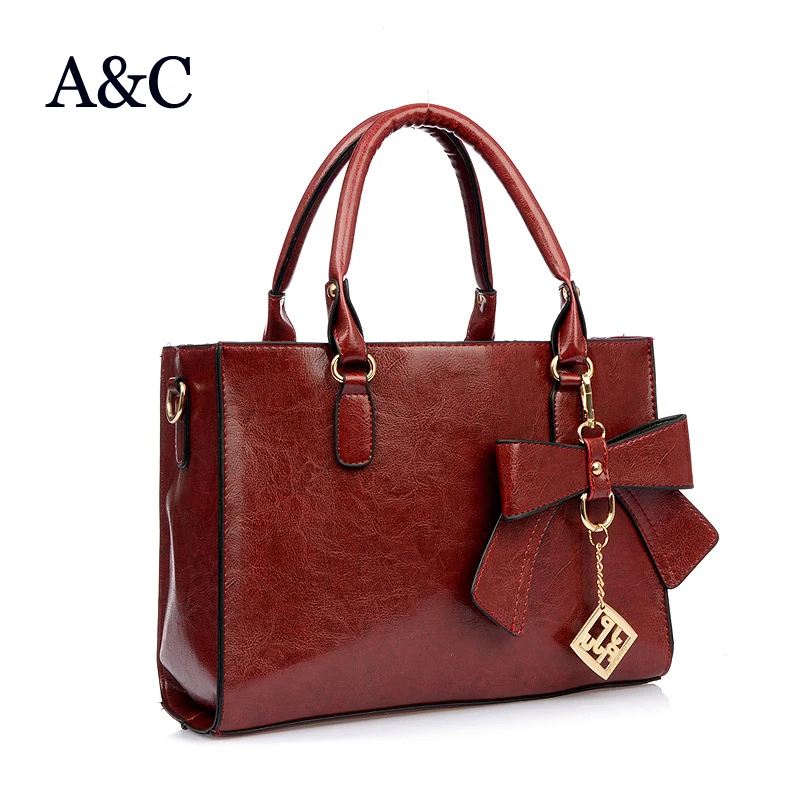

Bow sequined chains women shoulder bag 4 colors women handbags Pu leather bag 2016 hot fashion vintage women messenger bags
